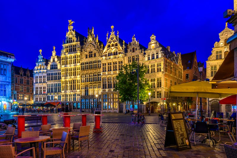 Abendstimmung am Grote Markt in Antwerpen - ©Ekaterina Belova - stock.adobe.com