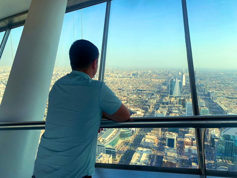 Ausblick vom Kingdom Tower auf Riad - ©Patrick Fritzsche - Eberhardt TRAVEL
