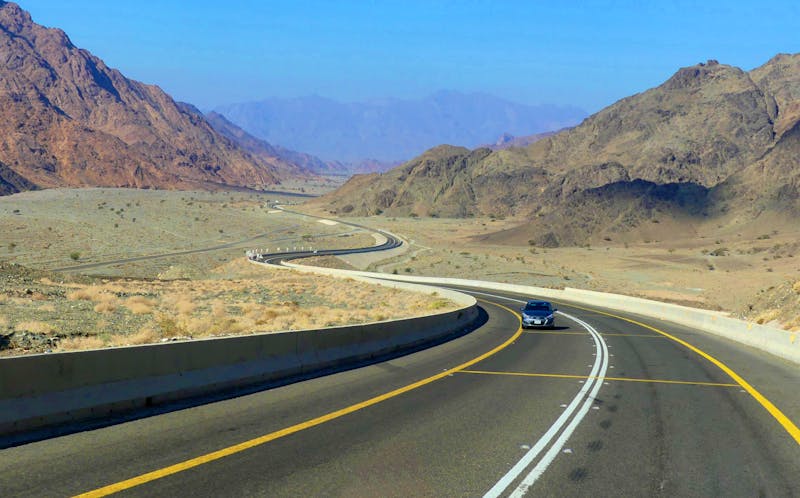 Straße von Tabuk zum Roten Meer - ©Frank Nimschowski - Eberhardt TRAVEL