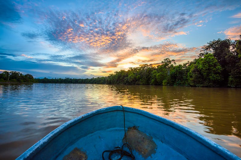 Bootssafari am Kinabatangan Fluss im Norden von Borneo - ©Roberto - stock.adobe.com