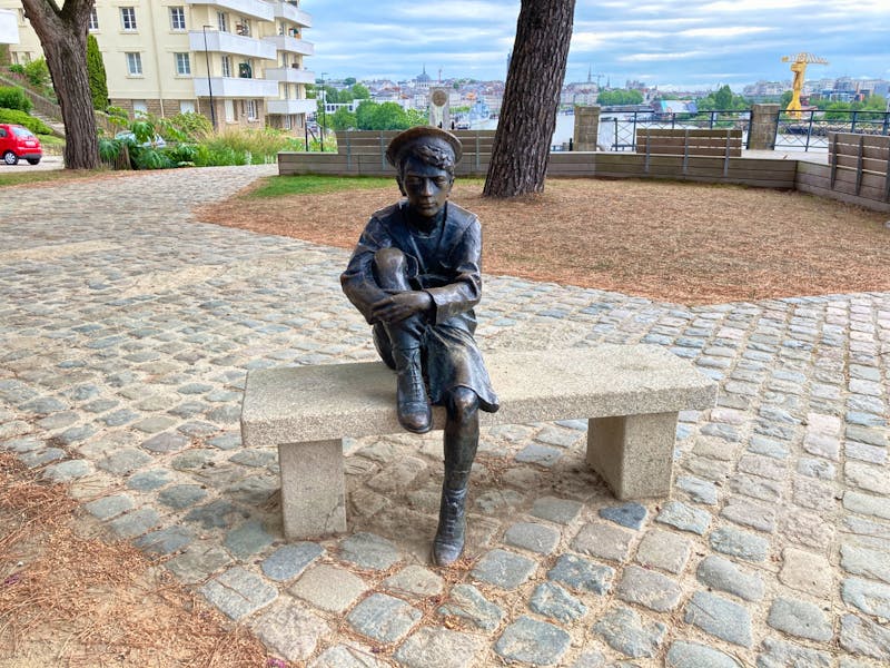 Nantes - Sohn dieser Stadt, der kleine Jules Verne - ©Roswitha Zytowski - Eberhardt TRAVEL