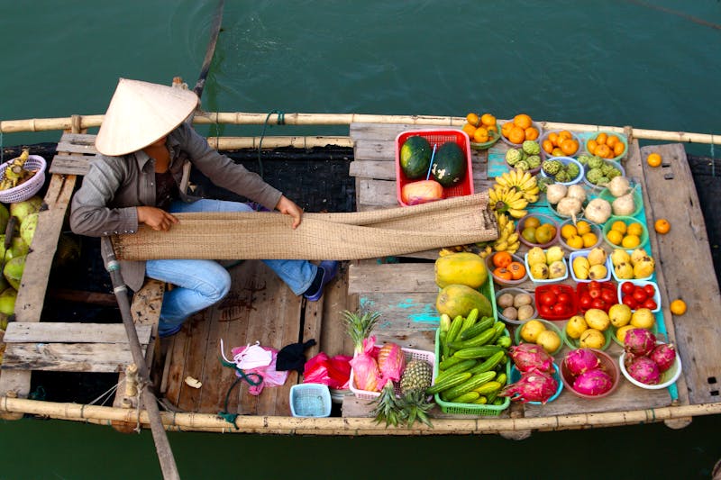 Schwimmende Märkte im Mekong-Delta - ©zeber - stock.adobe.com