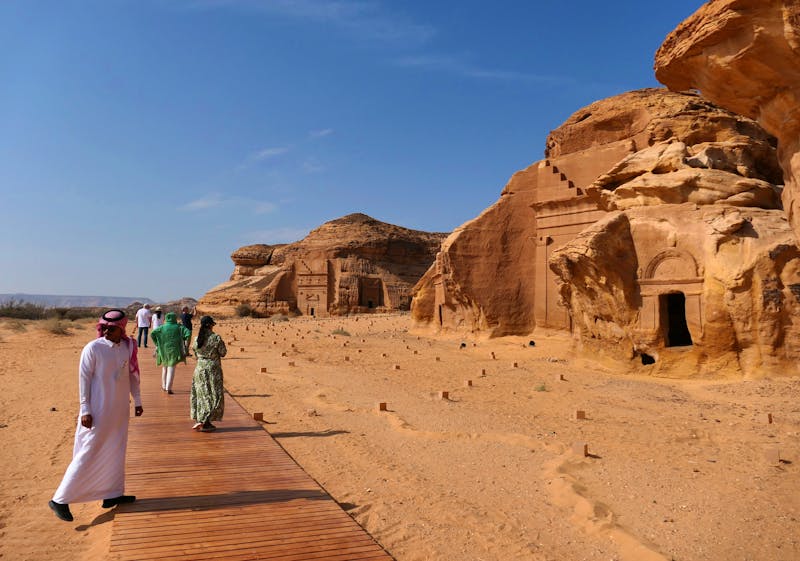 Felsengräber von Hegra - Ausgrabungsstätte Mada'in Salih - ©Patrick Fritzsche - Eberhardt TRAVEL