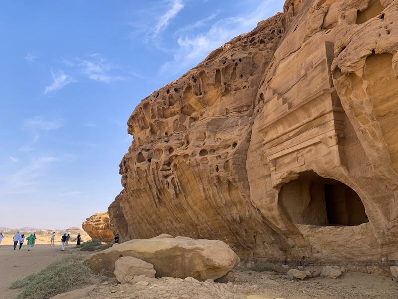 Felsengräber von Hegra - Ausgrabungsstätte Mada'in Salih - ©Patrick Fritzsche - Eberhardt TRAVEL