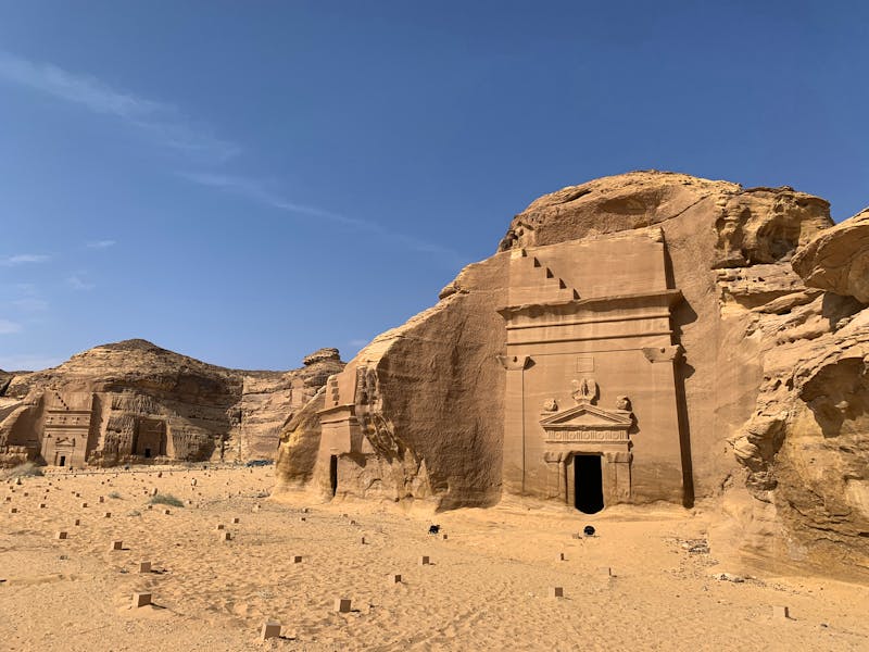 Felsengräber von Hegra - Ausgrabungsstätte Mada'in Salih - ©Patrick Fritzsche - Eberhardt TRAVEL