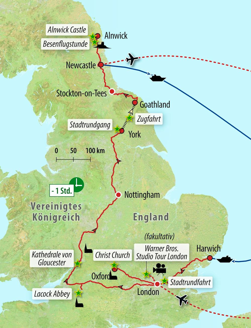 Ihre Reiseroute – © Eberhardt TRAVEL