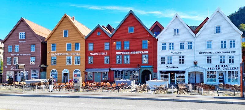 Hansehäuser in Bergen - Bryggen - ©Ingrid Langer - Eberhardt TRAVEL