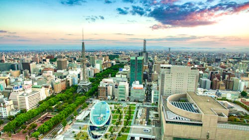 Nagoya mit Blick auf den Fernsehturm &ndash; &copy; Edgard - stock.adobe.com