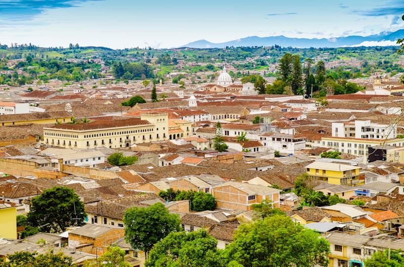 Blick von oben auf Popayan  - ©Fotos 593 - stock.adobe.com