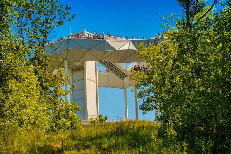 Gärten der Welt in Berlin - Aussichtsplattform Wolkenhain auf dem Kienberg - ©Stefan Hummel - AdobeStock.com