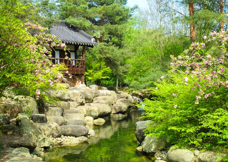 Gärten der Welt in Berlin - Koreanischer Garten - ©Marek Brandt - AdobeStock.com