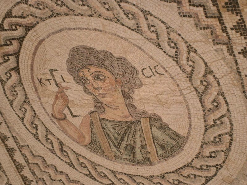 Mosaik im Haus Estofelus in Kourion - Zypern - ©Jens Petzoldt