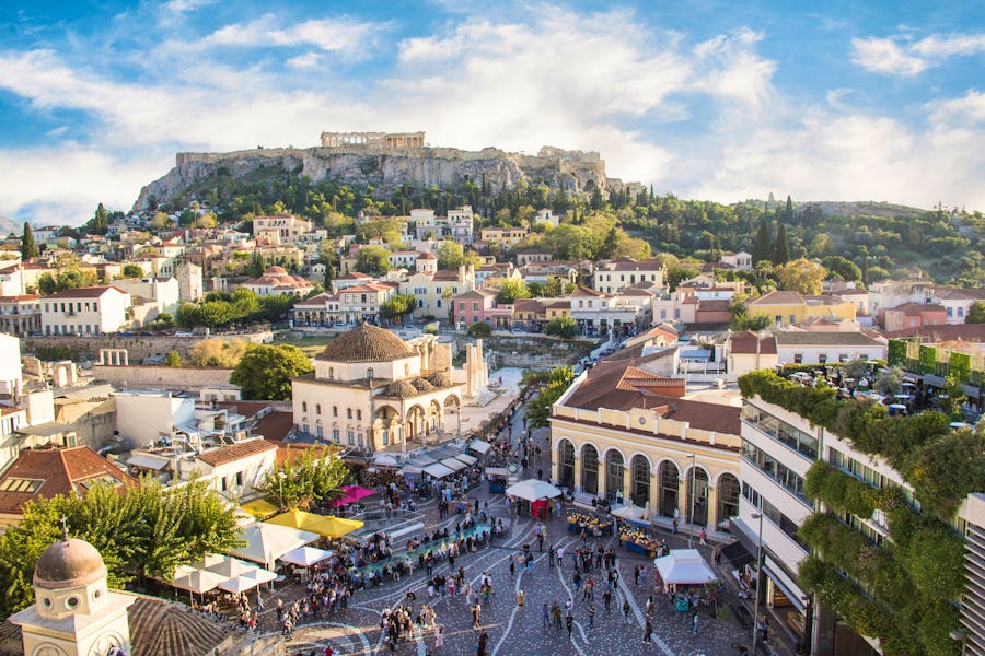 Altstadt von Athen mit Akropolis - Griechenland – © marinadatsenko - stock.adobe.com