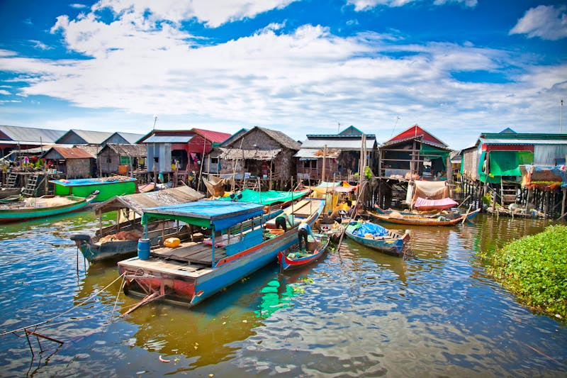 Schwimmendes Dorf auf dem Tonle Sap See in Kambodscha - ©Aleksandar Todorovic - stock.adobe.com