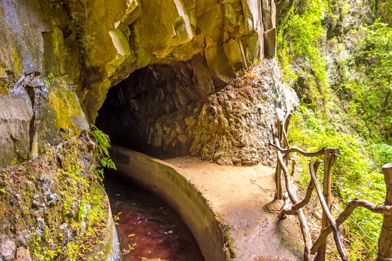Tunnel bei der Levada-Wanderung auf Madeira - ©aldorado - stock.adobe.com