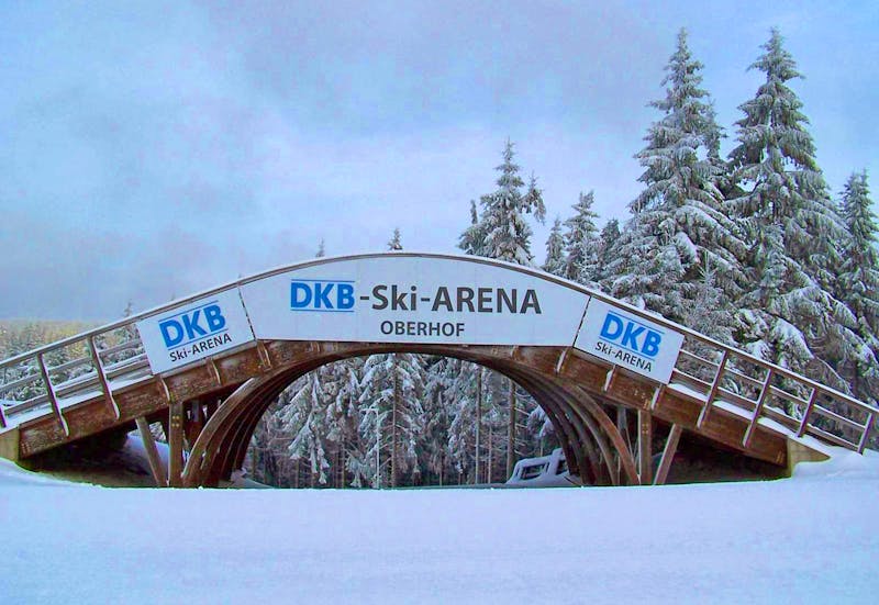 An der Ski Arena in Oberhof - Thüringer Wald - ©Dirk Schlosser - Eberhardt TRAVEL