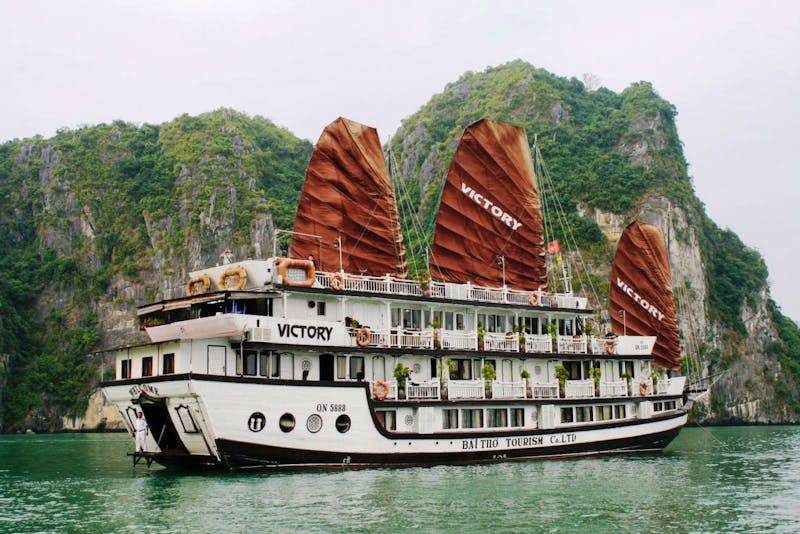 Dschunke in der Halong-Bucht - ©Annett Müller - Eberhardt TRAVEL