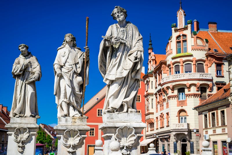 Heiligen-Statuen in Maribor  - ©anilah - stock.adobe.com