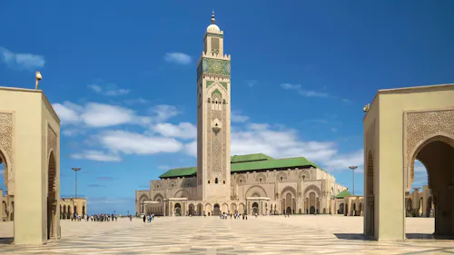 Hassan II. Moschee in Casablanca &ndash; &copy; chris - stock.adobe.com