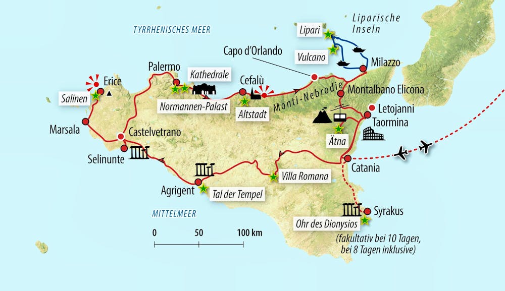 Ihre Reiseroute – © Eberhardt TRAVEL