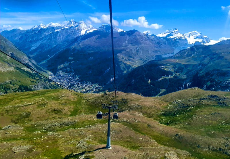 Rückfahrt vom Kleinen Matterhorn nach Zermatt - ©Katrin Deutschbein - Eberhardt TRAVEL