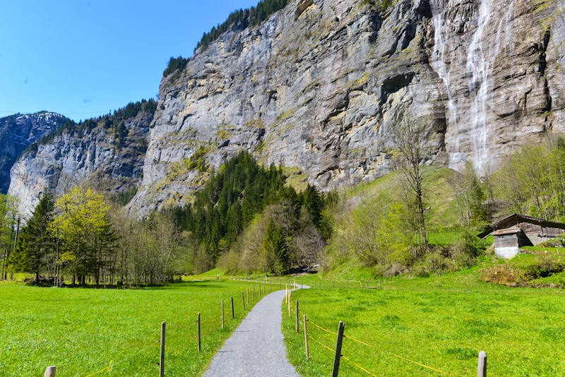 Mürrenbachfall in Lauterbrunnen Schweiz - ©Ilhan Balta - stock.adobe.com