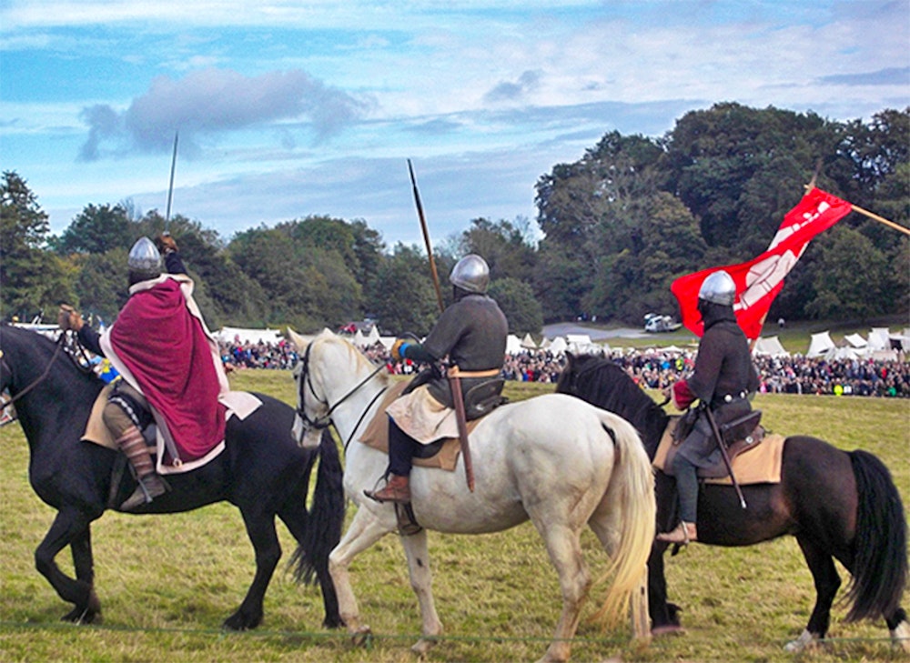 Nachstellung der 1066 ausgetragenen Schlacht bei Hastings – © Dr. Michael Krause - Eberhardt TRAVEL