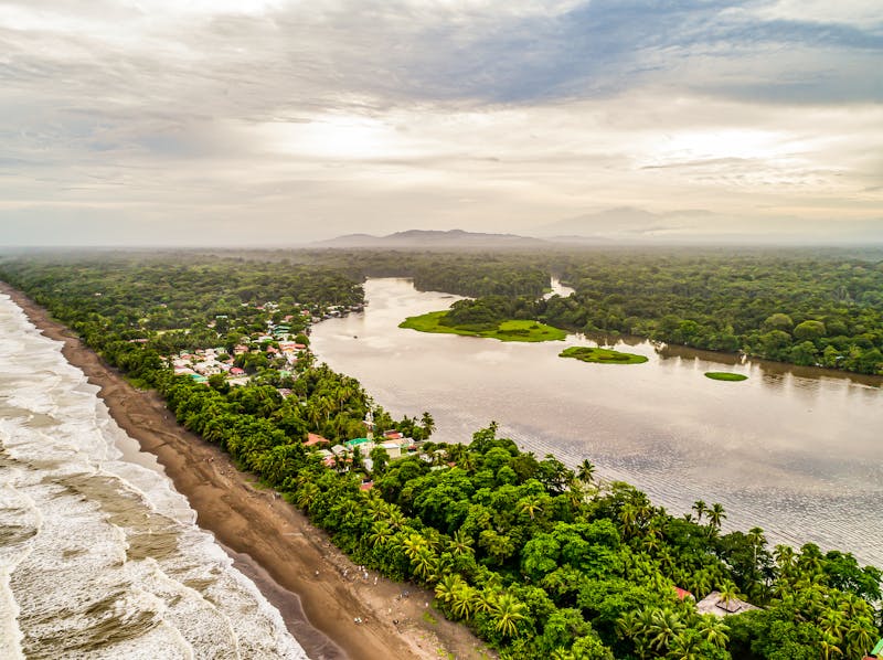 Luftbild vom Tortuguero-Nationalpark - ©CL-Medien - stock.adobe.com