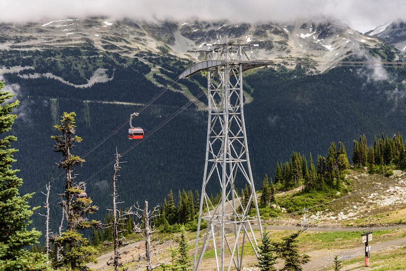 Peak-to-Peak Gondola - riesige Seilbahn  - ©parkerspics - stock.adobe.com