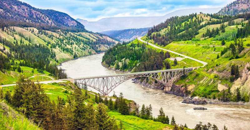 Brück über den Fraser Fluss nach Williams Lake  - ©Siegfried Schnepf - stock.adobe.com