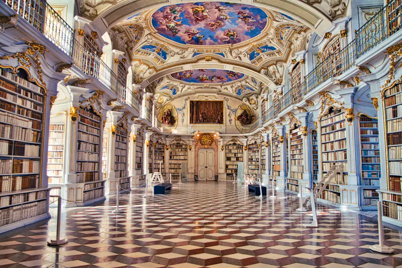 Stiftsbibliothek in Admont  - &copy;Patrick Neves - stock.adobe.com