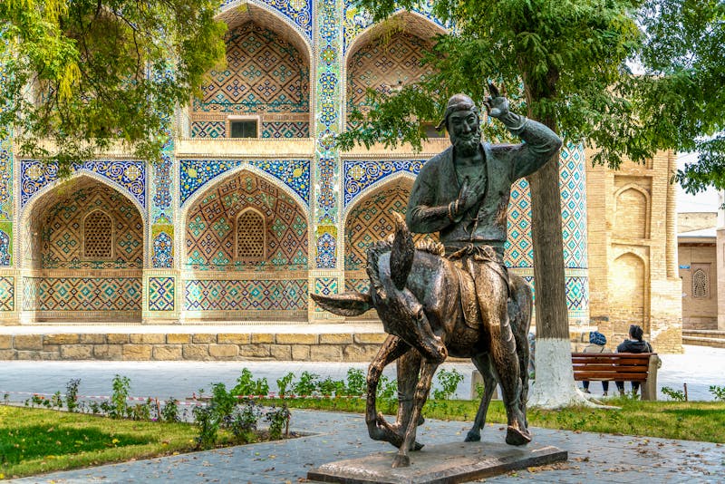 Statue von Nasreddin Hoja in Buchara - ©Angela Meier - stock.adobe.com
