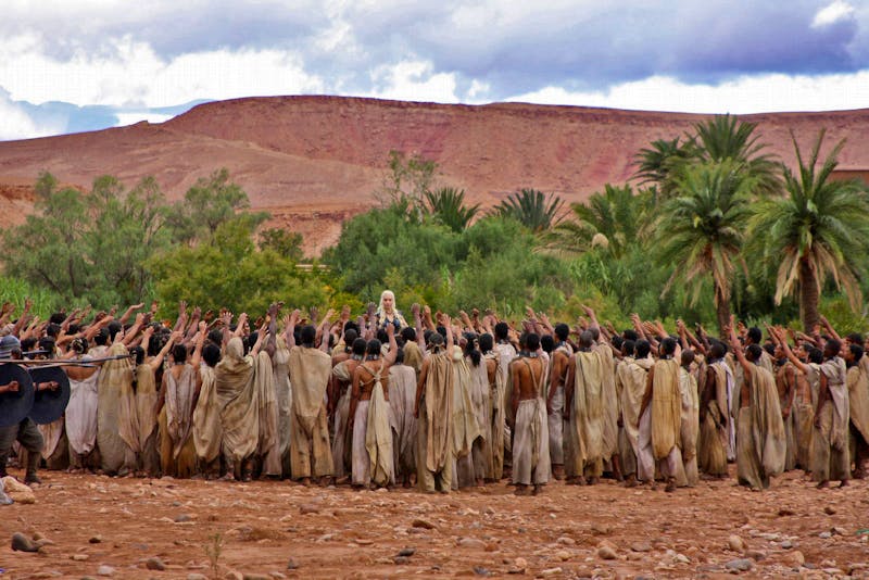 Dreharbeiten bei Ait Ben Haddou - ©Astrid Kunath - Eberhardt TRAVEL