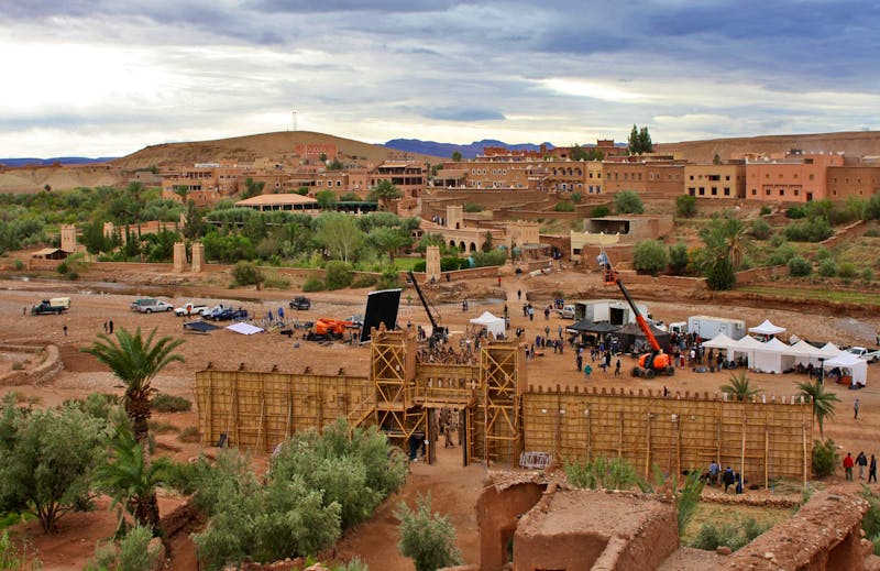 Filmset bei Ait Ben Haddou - ©Astrid Kunath - Eberhardt TRAVEL