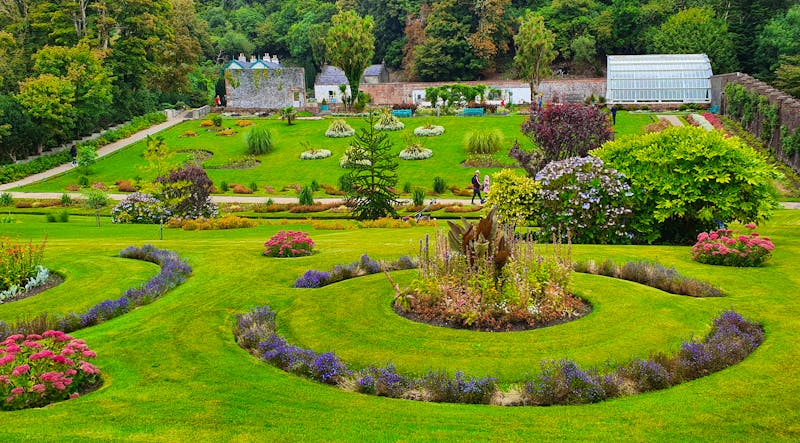 Garten bei Kylemore Abbey - ©Marlies Thrum - Eberhardt TRAVEL
