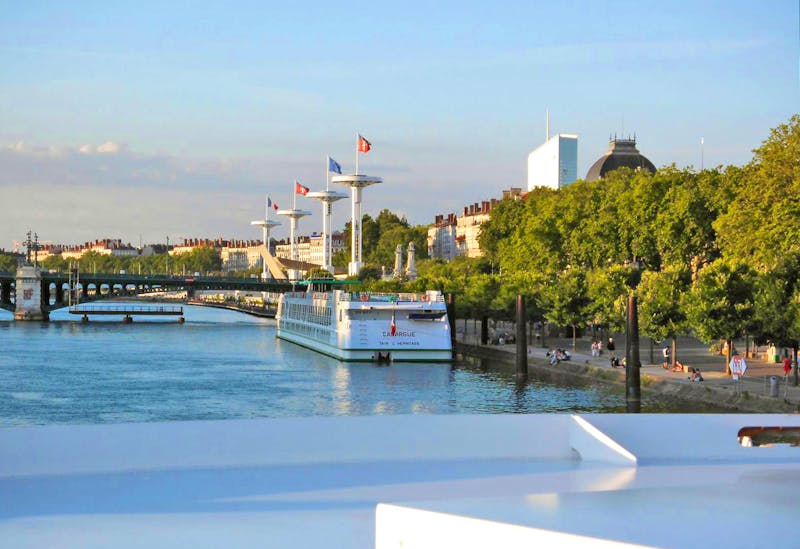 Schiffsanleger in Lyon - Frankreich - ©Eva-Maria Strauß-Eberhardt