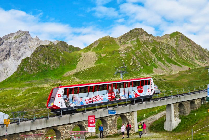 Parsennbahn auf dem Berg Weissflue bei Davos - ©Annette Weise - Eberhardt TRAVEL
