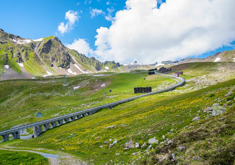 Parsennbahn am Weißfluhjoch bei Davos - ©SusaZoom - stock.adobe.com