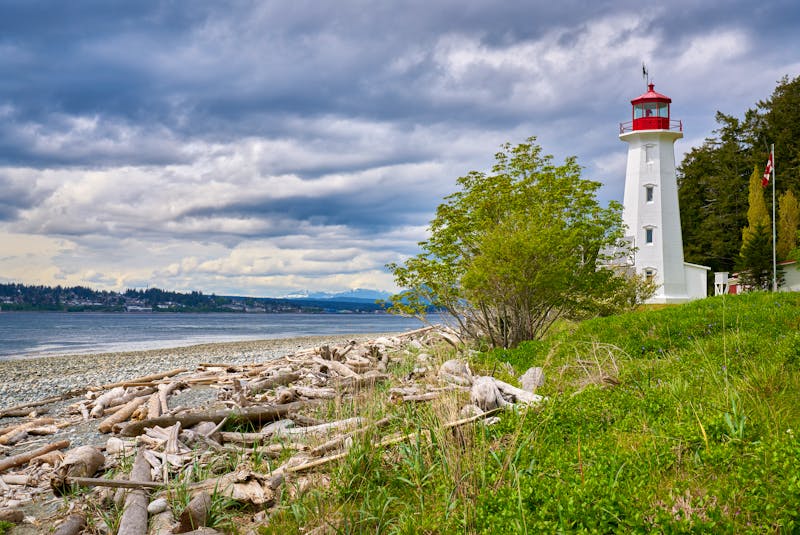 Cape Mudge Leuchtturm auf Quadra Island - ©maxdigi - stock.adobe.com