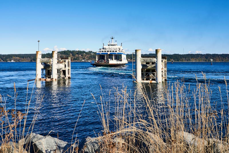 Eine Fähre auf dem Weg nach Quadro Island  - ©Wirestock Creators - stock.adobe.com