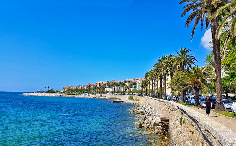 Küstenpromenade von Ajaccio auf Korsika - ©Ria Heilmann - Eberhardt TRAVEL