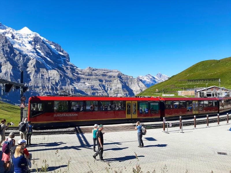 Jungfraubahn auf der Kleinen Scheidegg  - ©Katrin Deutschbein - Eberhardt TRAVEL