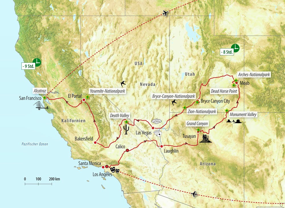 Ihre Reiseroute – © Eberhardt TRAVEL