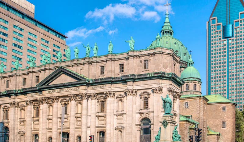 Basilica-Cathedral Mary Queen of the World in Montreal  - ©pixs:sell - stock.adobe.com