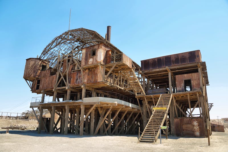 Santa Laura old Saltpeter Works in the Atacama Desert  - &copy;estivillml - stock.adobe.com