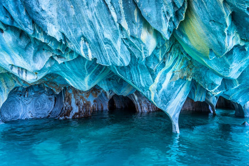 The Marble Caves in Patagonia, Chile, South America - ©© 2020 R.M. Nunes