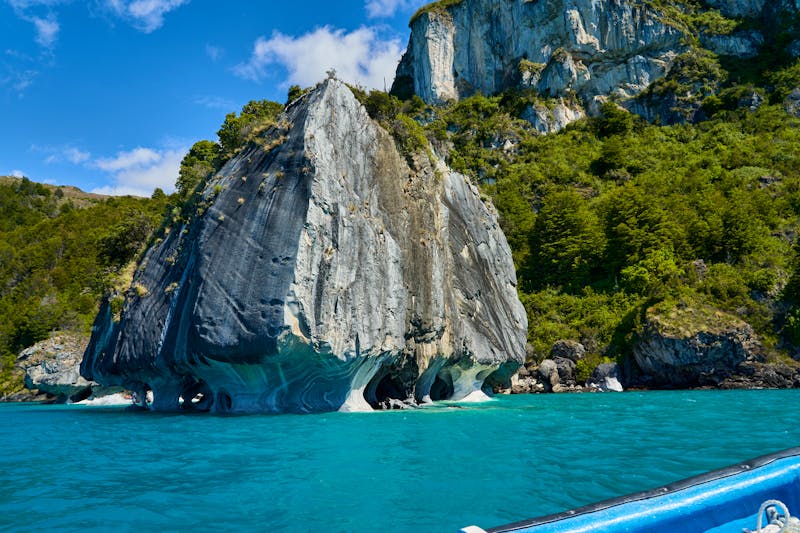 Cathedral at Marbel Caves, General Carrera Lake, or Lake Buenos  - ©Jens Otte