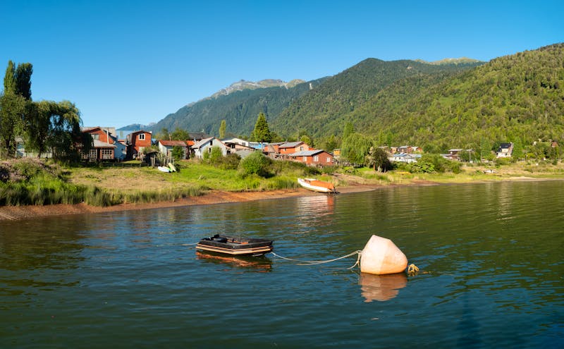 Puyuhuapi (Puyuguapi) village, Patagonia, Aysén Region, Chile.  - ©Luis - stock.adobe.com