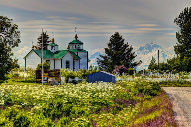 Russisch-Orthodoxe Kirche in Ninilchik - Alaska - ©Taha Raja - stock.adobe.com