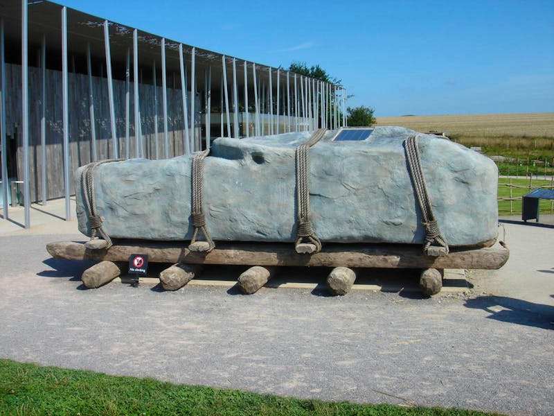 Monolith im Besucherzentrum von Stonehenge - ©Stefan Jahnke - Eberhardt TRAVEL